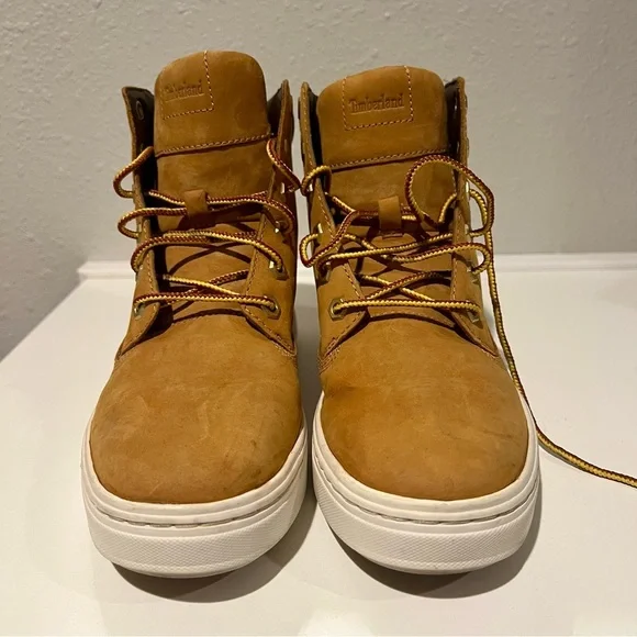 Timberland Women's Londyn 6" Boots Wheat Nubuck A1INF Size 7 With Box Leather - Picture 3 of 11